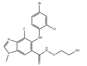 Structure of Selumetinib CAS 606143-52-6