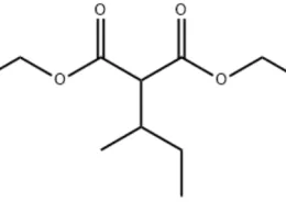 Structure of DIETHYL SEC-BUTYLMALONATE CAS 83-27-2