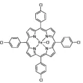 Structure of meso-Tetrakis(4-chlorophenyl)porphyrin-Fe(III)chloride CAS 36965-70-5