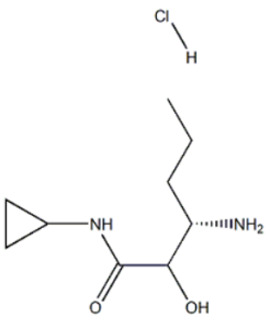 (3S)-3-Amino-N-cyclopropyl-2-hydroxyhexanamide hydrochloride CAS 850252-34-5