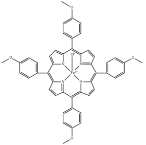 Structure of 5,10,15,20-TETRAKIS(4-METHOXYPHENYL)-21H,23H-PORPHINE IRON(III) CHLORIDE CAS 36995-20-7