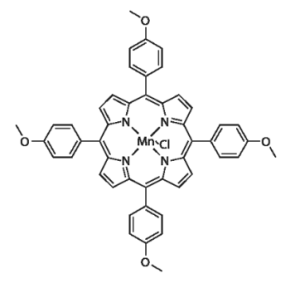 Structure of 5,10,15,20-Tetrakis(4-methoxyphenyl)-21H,23H-porphinemanganese(III)chloride CAS 62769-24-8