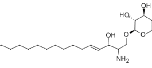 Structure of Glucosylsphingosine CAS 52050-17-6