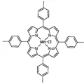 Structure of meso-Tetratolylporphyrin-Mn(III)chloride CAS 43145-44-4