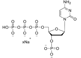 Structure of 3'-P-dCTP 100mM Sodium Solution CAS dNTP018