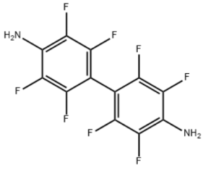 Structure of 4,4’-Diaminooctafluorobiphenyl CAS 1038-66-0