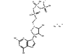 Structure of GTP-Na2 Guanosine-5'-triphosphate disodium salt CAS 56001-37-7