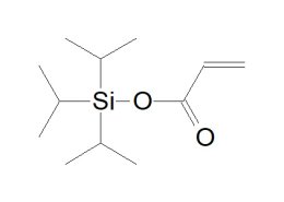 Structure of Tri(isopropyl)silyl acrylate CAS 157859-20-6