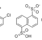 Structure of 2,4-Dichlorobenzenediazonium 1,5-naphthalenedisulfonate hydrate CAS 123333-91-5