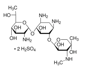 Structure of GeneticinG418 Sulphate CAS 108321-42-2