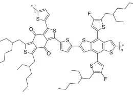 Structure of PBDB-T-F CAS 1802013-83-7