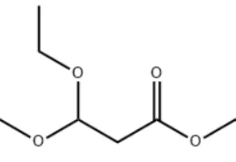 Structure of Ethyl 3,3-Diethoxypropionate CAS 10601-80-6