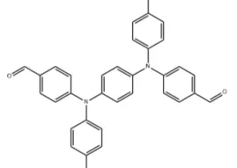 Structure of 4,4',4'',4'''-(1,4-Phenylenebis(azanetriyl))tetrabenzaldehydeCAS854938-59-3