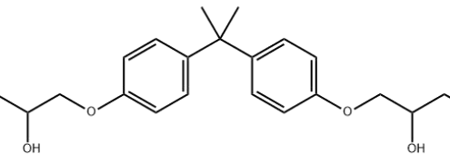 Structure of BIS-GMA CAS 1565-94-0
