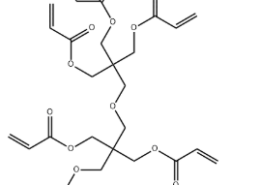 Structure of Dipentaerythritol hexaacrylate CAS 29570-58-9