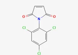 Structure of N-(2,4,6-Trichlorophenyl)maleimide CAS 13167-25-4
