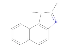 Structure of TMBI1,1,2-Trimethyl-1H-benz[e]indole CAS 41532-84-7