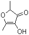 Structure of Furaneol CAS 3658-77-3