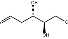 Structure of 2-DEOXY-D-ARABINOSE CAS 533-67-5
