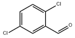Structure of 2,5-Dichlorobenzaldehyde CAS 6361-23-5