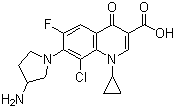 Structure of Clinafloxacin CAS 105956-97-6
