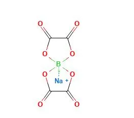 Structure of Sodium bis(oxalate)borate CAS 83145-77-1