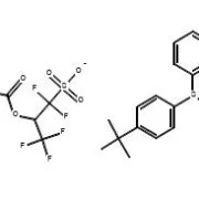 Structure of 4-(1,1-Dimethylethyl)phenyl]diphenylsulfonium salt with 1-(difluorosulfomethyl)-2,2,2-trifluoroethyl tricyclo[3.3.1.13,7]decane-1-carboxylate CAS 959752-27-3