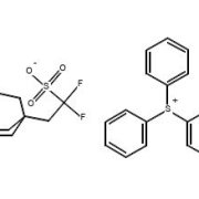 Structure of Sulfonium, triphenyl-, α,α-difluorotricyclo[3.3.1.13,7]decane-1-ethanesulfonate CAS 1146597-81-0