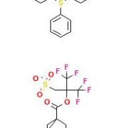 Structure of triphenylsulfonium 2-(adamantane-1-carbonyloxy)-3,3,3-trifluoro-2-trifluoromethylpropane-1-sulfonate CAS 1240248-58-1