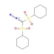 Structure of BIS(CYCLOHEXYLSULFONYL)DIAZOMETHANE CAS 138529-81-4