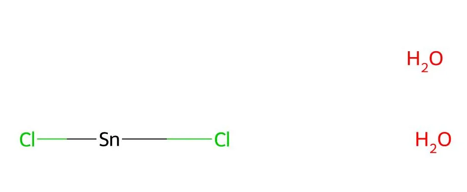 Structure of Stannous chloride CAS 10025-69-1