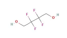 Structure of 2,2,3,3-Tetrafluoro-1,4-butanediol CAS 425-61-6